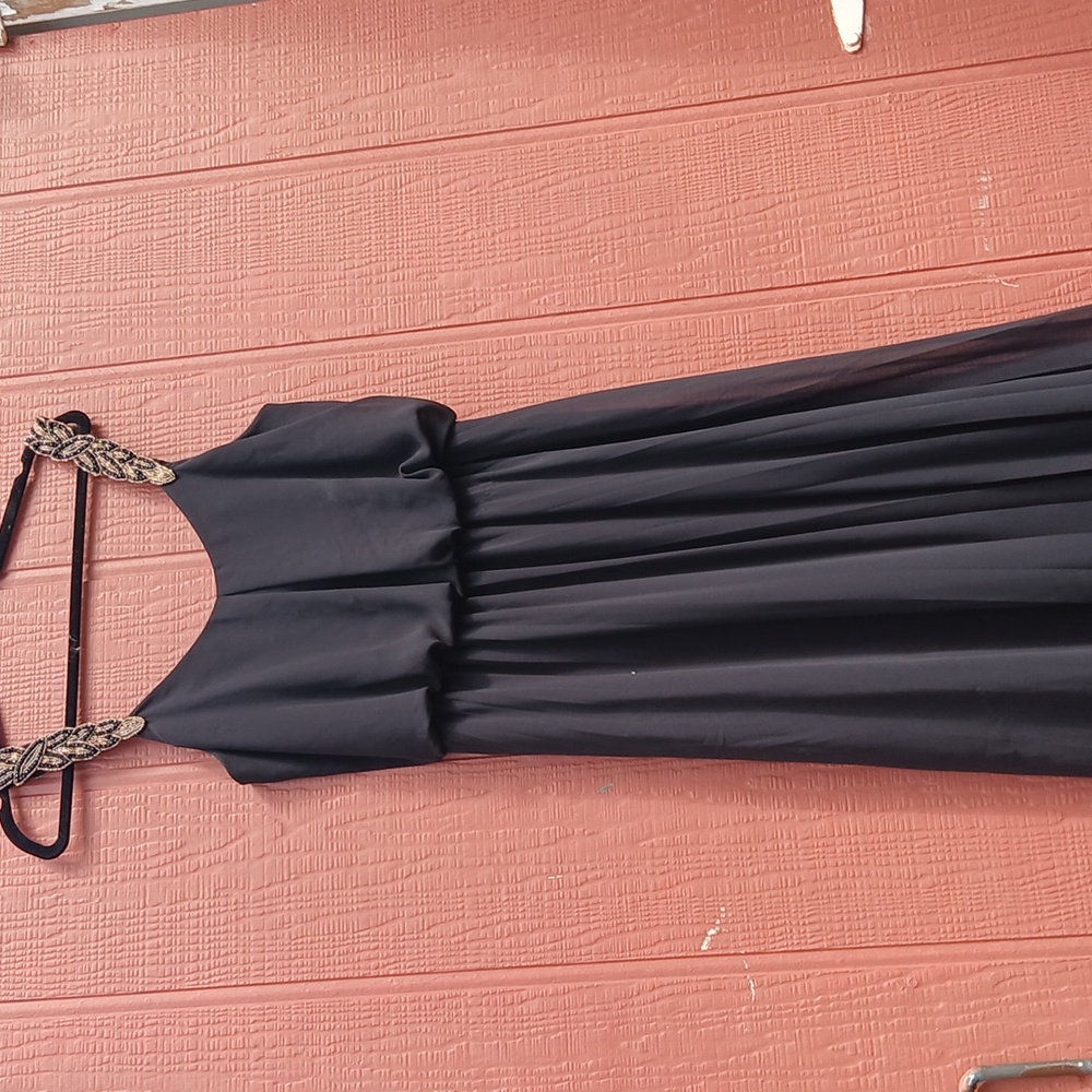 Long black dress